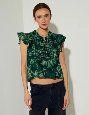 Blusa Renatta&Go Spring 26 Manga Corta Para Mujer