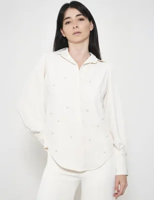 Camisa Padova manga larga para mujer
