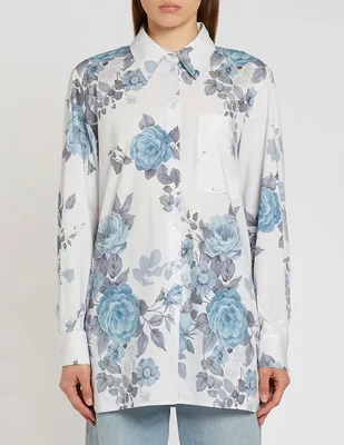 Camisa Marella de algodón para mujer