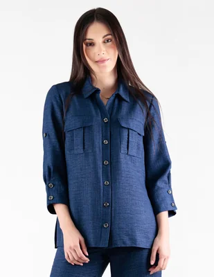 Blusa trinity manga 3/4 para mujer