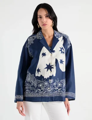 Sobrecamisa Scotch & Soda manga larga para mujer