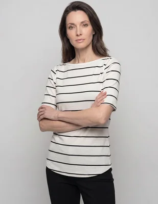 Blusa talbots manga corta para mujer