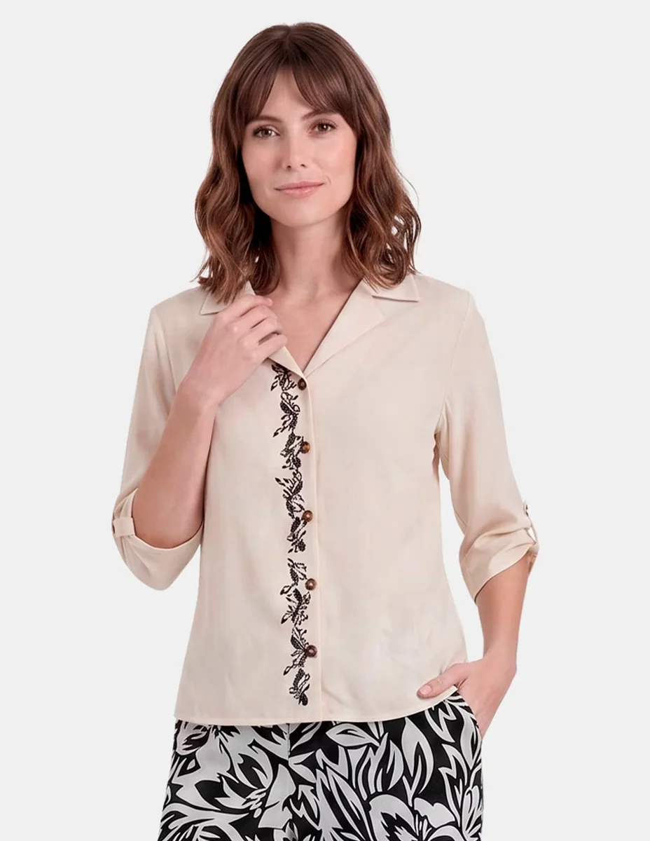 Blusa vitos manga 3/4 para mujer