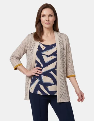 Blusa vitos manga 3/4 para mujer