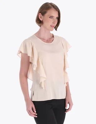 Blusa Charme manga corta para mujer