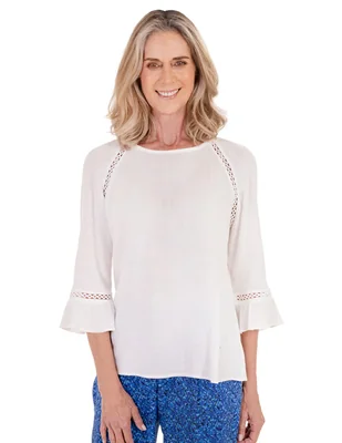 Blusa Chaps manga 3/4 para mujer