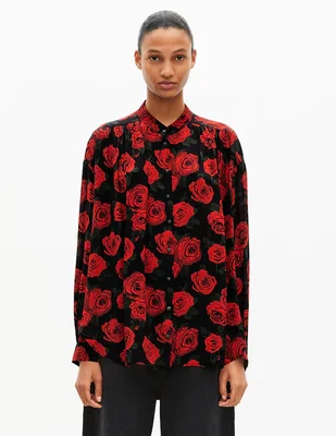 Camisa The Kooples manga larga para mujer