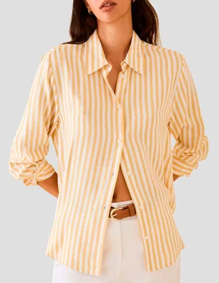 Camisa Pennyblack de algodón manga larga para mujer