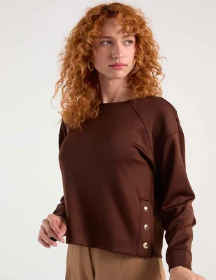 Blusa pennyblack manga larga para mujer