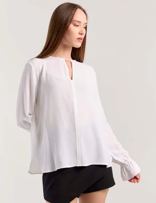 Blusa Pinko manga larga para mujer