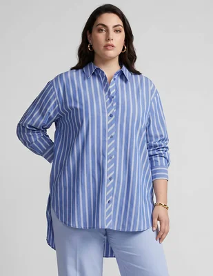 Blusa Only Carmakoma manga larga para mujer