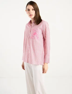 Camisa Pennyblack de algodón manga larga para mujer