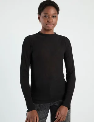 Blusa Sanctuary manga larga para mujer