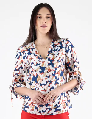 Blusa trinity manga 3/4 para mujer