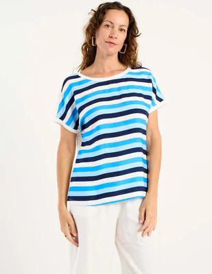 Blusa Damaia Atelier manga corta para mujer