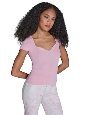 Blusa bcbg manga corta para mujer