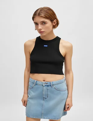 Top HUGO BLUE cuello redondo