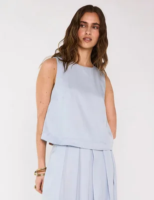 Top Maison 123 cuello redondo tirante ancho