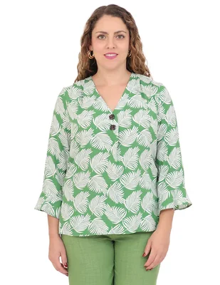 Blusa Duplan Petite manga corta para mujer
