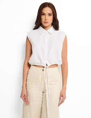 Blusa Hugo Blue manga corta para mujer