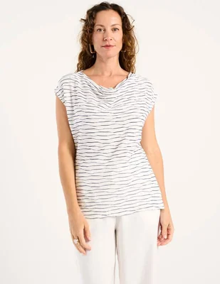 Blusa Damaia Atelier manga corta para mujer