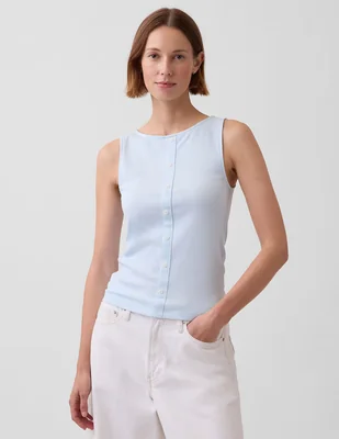 Blusa sin manga para mujer