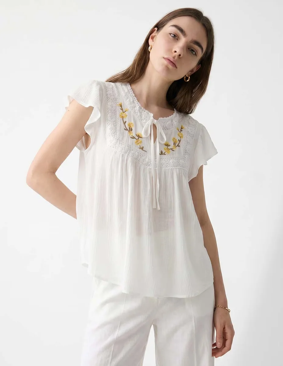 Blusa Coffee Bean para mujer