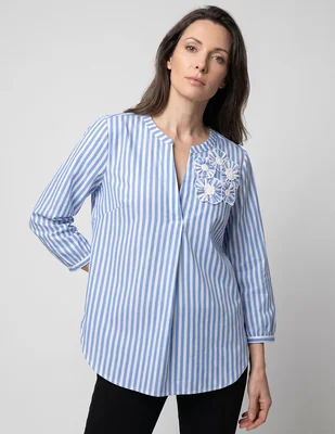 Blusa Talbots manga larga para mujer
