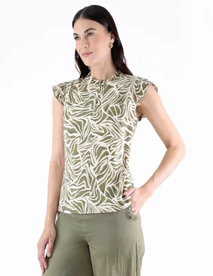 Blusa trinity sin manga para mujer