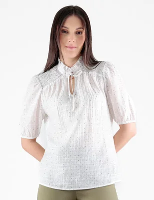 Blusa trinity manga 3/4 para mujer