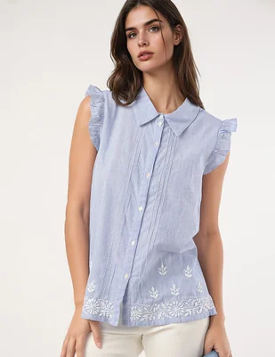 Blusa Dándara sin manga para mujer
