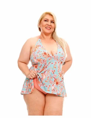 Conjunto tankini Rebell estampado floral para mujer