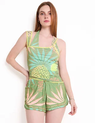 Salida de playa blusa F**k para mujer