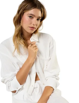 Salida de playa blusa Aerie para mujer