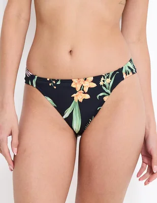 Bikini Roxy estampado floral a la cintura para mujer