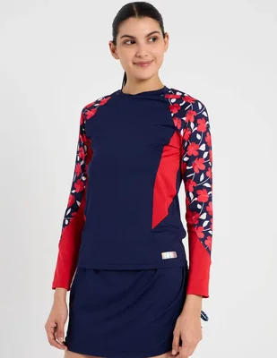 Sunskin estampado floral para mujer