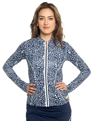 Wetshirt Sunskin estampado gráfico para mujer