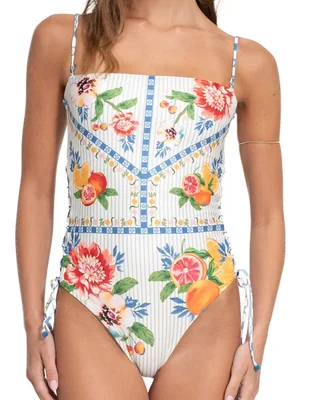 Traje de baño completo Agua Bendita estampado gráfico para mujer