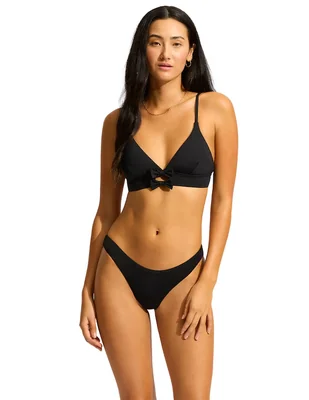 Top bikini Seafolly con copas para mujer