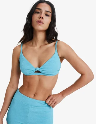 Top bikini Roxy con copas removibles para mujer