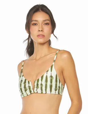 Top bikini Dulzamara con copas remobibles para mujer