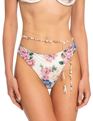 Panty bikini Agua Bendita a la cintura para mujer