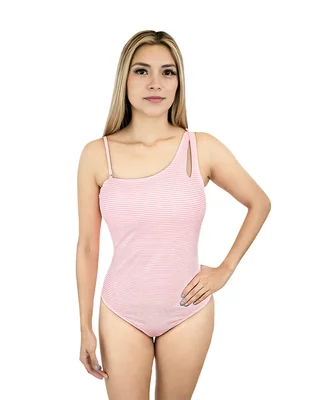 Traje de baño completo London Rock estampado a rayas para mujer