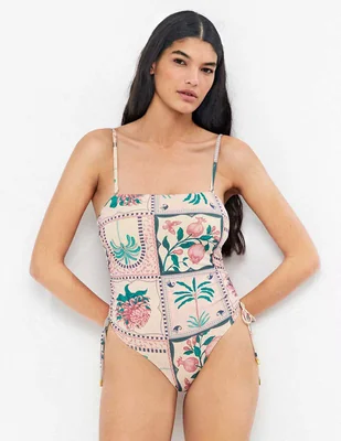 Traje de baño completo Gisela estampado floral para mujer