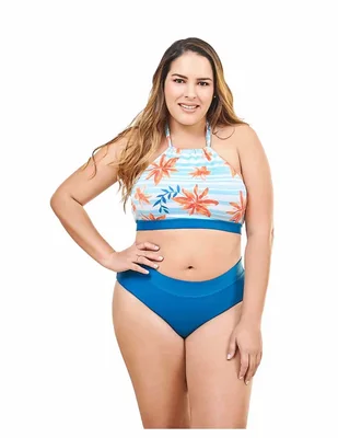 Conjunto bikini Rebell estampado floral para mujer