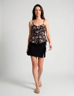 Tankini Michael David Estampado Floral Con Copa(S) Preformadas Para Mujer