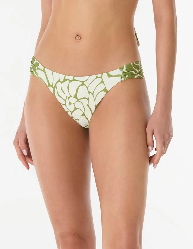 Bikini Palmacea estampado a la cadera para mujer