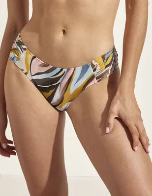 Bikini Selmark estampado a la cadera para mujer