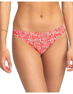 Panty bikini Roxy estampado floral a la cadera para mujer