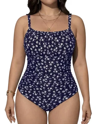Traje de baño completo Lemonade estampado floral para mujer
